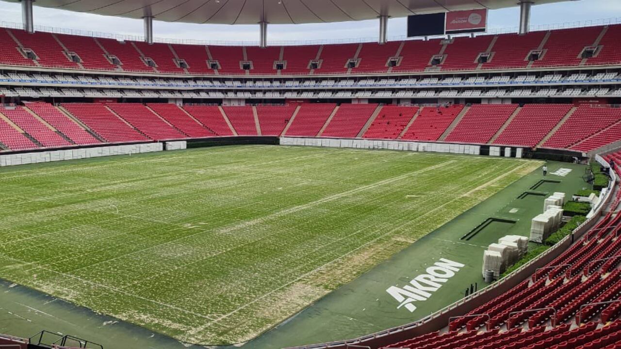 La cancha del Akron previo al concierto I @_los_lideres