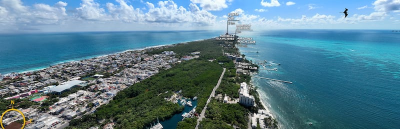 Apenas el 20% de la costa de la isla está libre de edificaciones