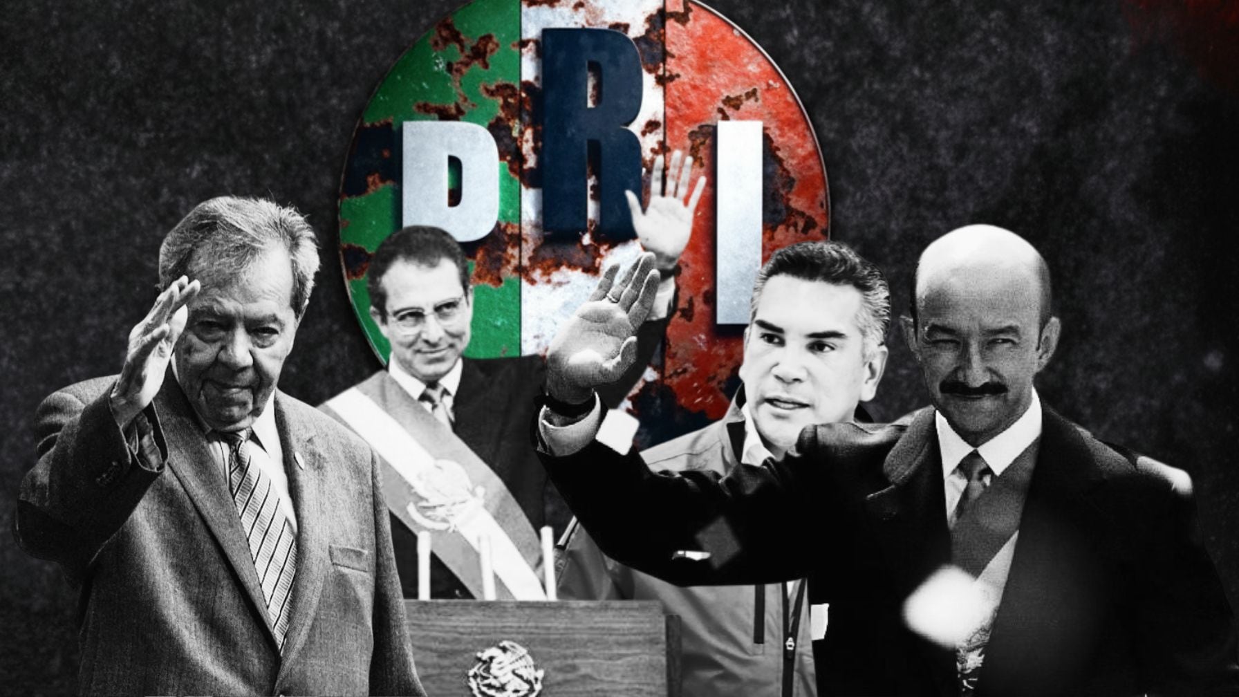 Aparecen Enrique Peña Nieto, Carlos Salinas, Elba Esther Gordillo y Alejandro Moreno, entre otros.