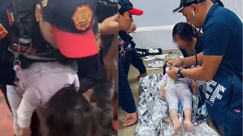 Policía de la CDMX salva a bebé en Metro Merced que no podía respirar