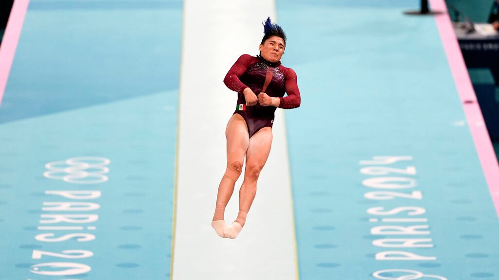 Alexa Moreno quedó décimo en la prueba de salto.