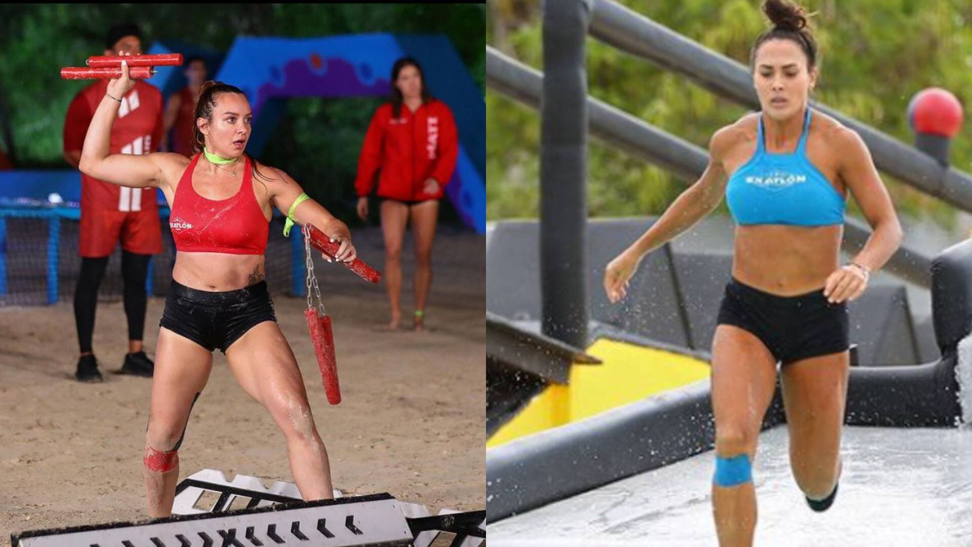 Ana Lago y Macky González en Exatlón México 2024