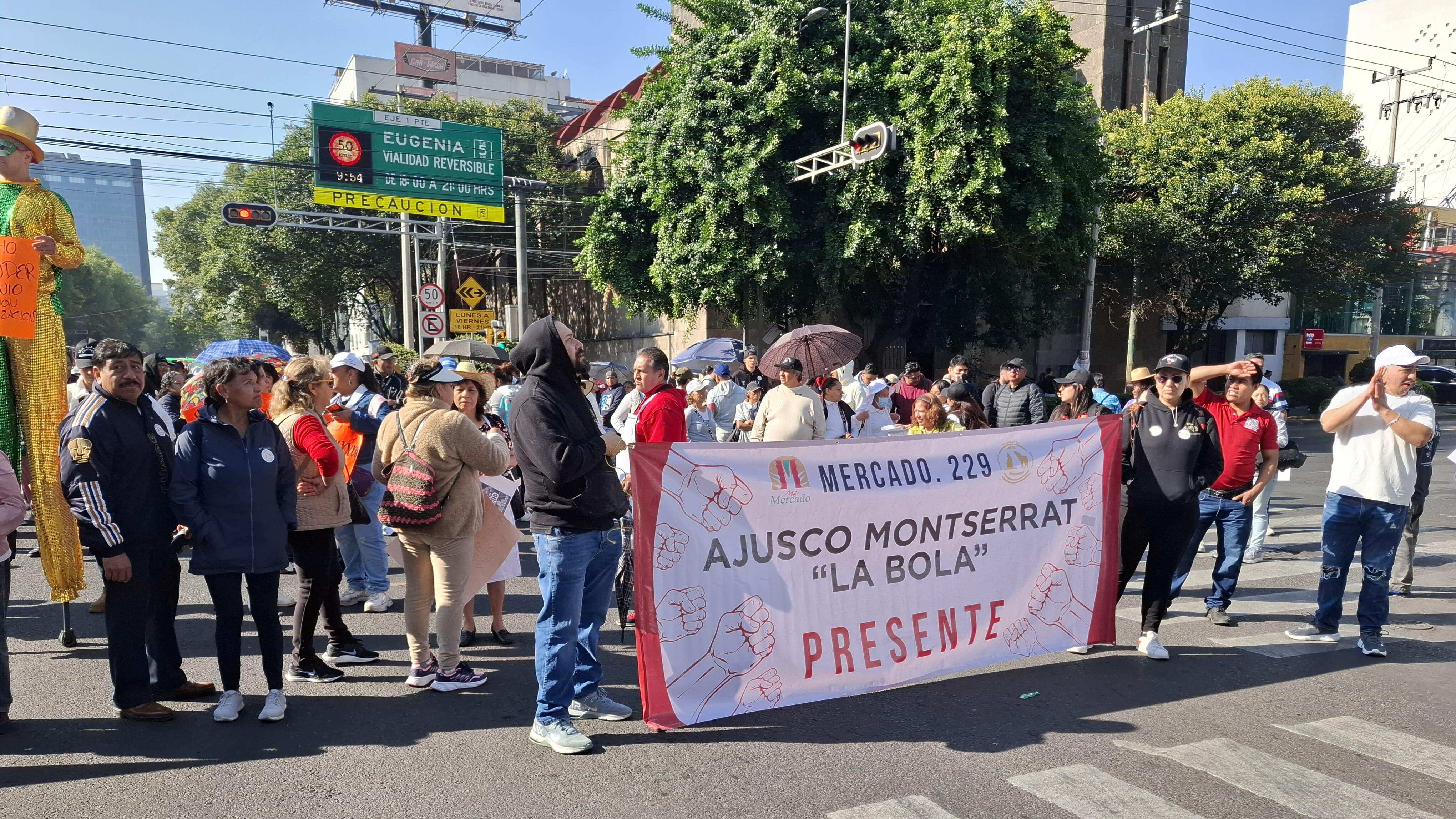 Marcha locatarios mercados