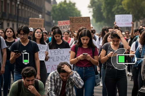 La marcha del sábado ocultó algo peor: 53% de la Gen Z ya planea renunciar