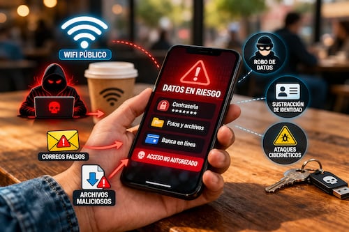 Usar wifi público y descargar archivos podría exponer todo lo que guardas, alerta UNAM