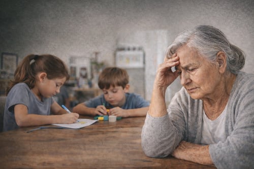 Cuidar nietos dispara el síndrome del abuelo esclavo, en 1 de cada 3 mexicanos