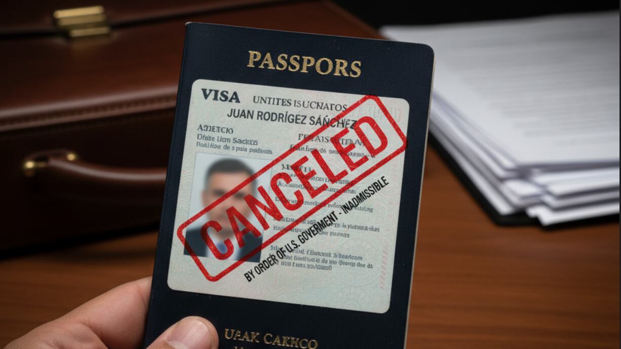 Visa cancelada a político mexicano