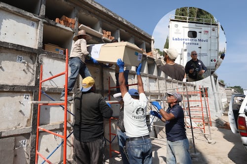 Sepultan nueve cuerpos no reclamados en la primera inhumación de 2026