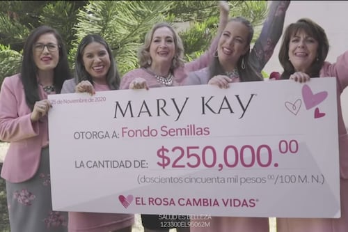 Mary Kay dona 500 mil pesos a Casa Gaviota y Fondo Semillas
