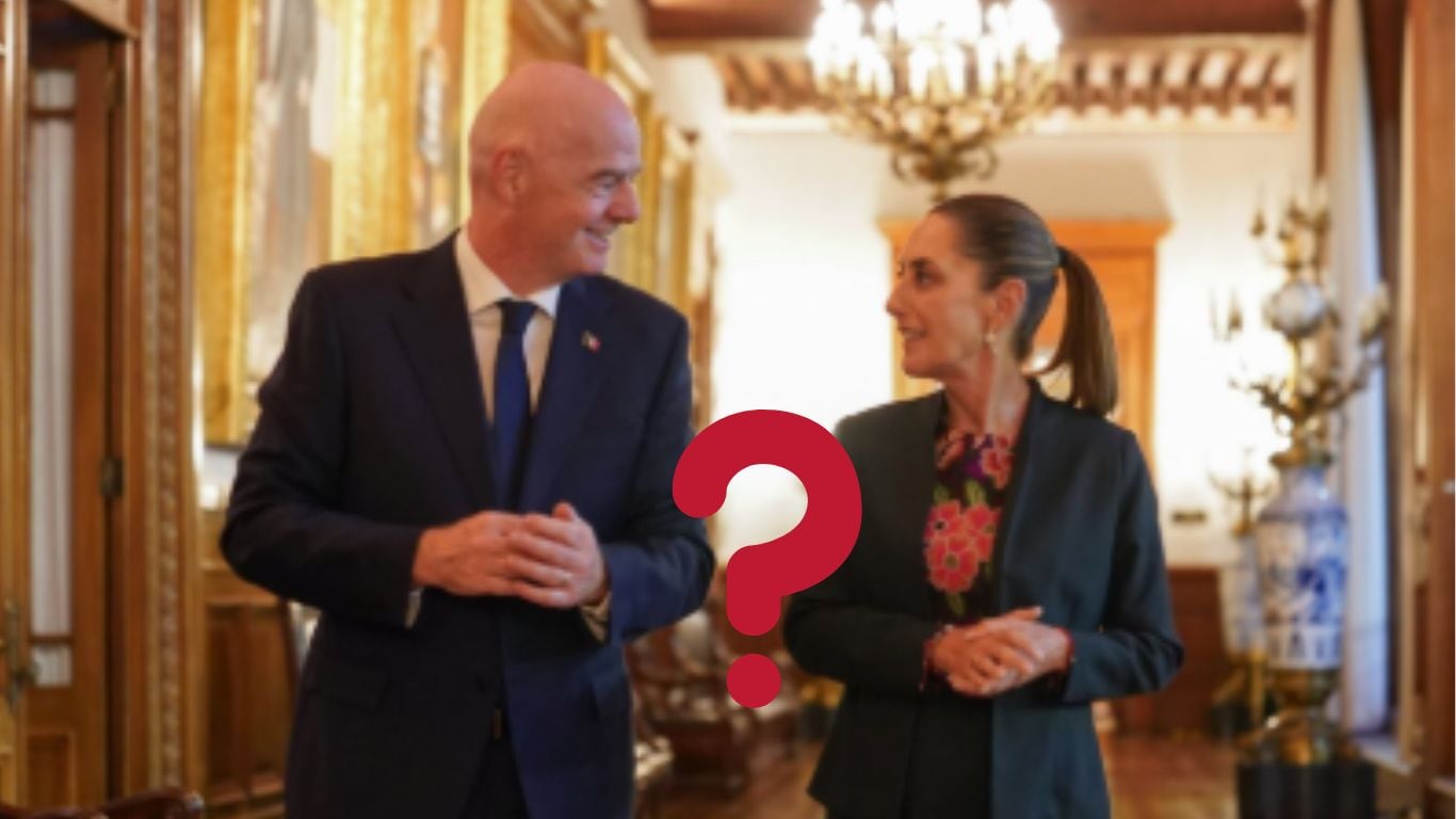 Infantino y Sheinbaum