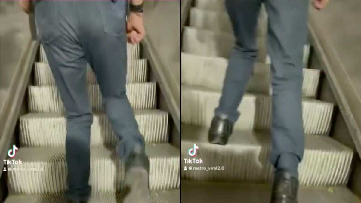 Metro: Falta de energía en escaleras electricas obliga a personas con discapacidad a subir a pie