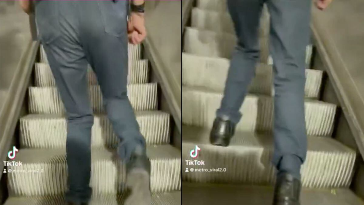 Metro: Falta de energía en escaleras electricas obliga a personas con discapacidad a subir a pie