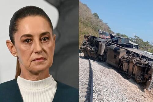 Sheinbaum activa apoyo tras incidente del Tren Interoceánico en Oaxaca