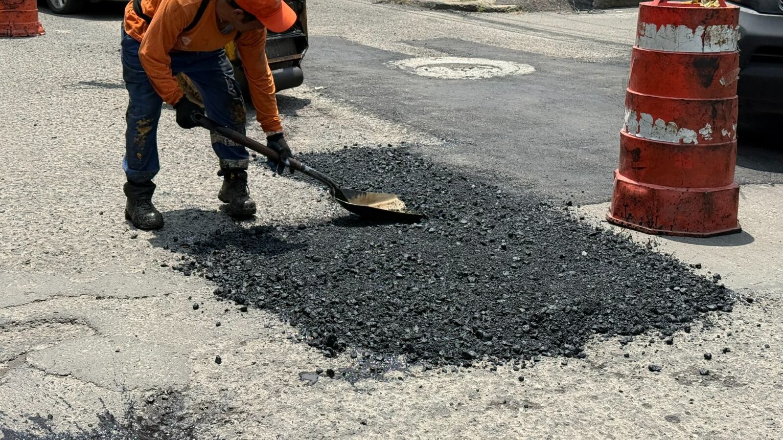 Reparación de baches.