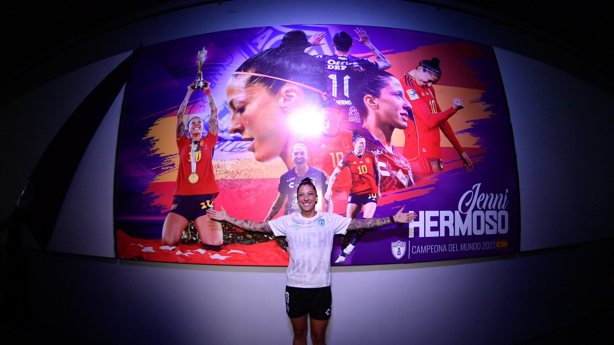 Pachuca inmortalizó la imagen de la goleadora I @TuzosFemenil