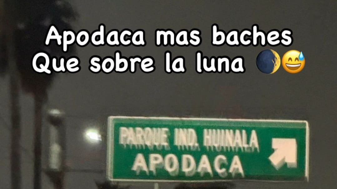 Remi descubrió que Apodaca es la tierra de los baches.
