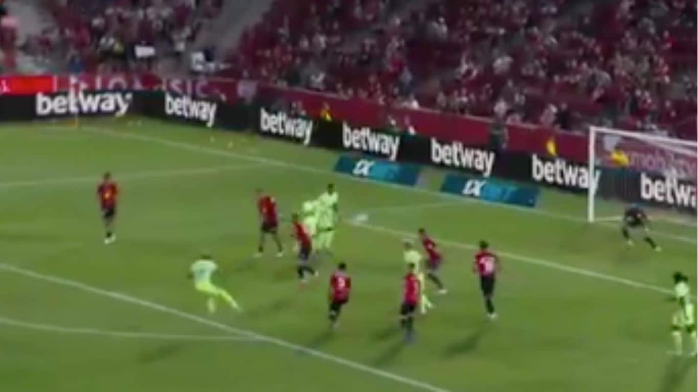 Golazo de Lamine Yamal en el Barcelona vs Mallorca