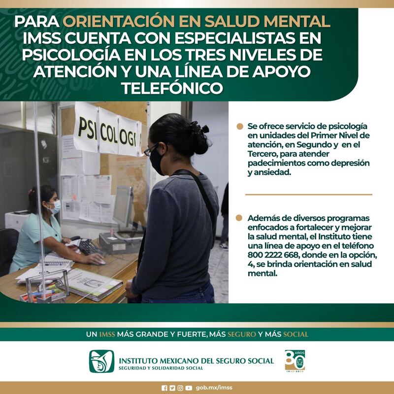 IMSS atención psicológica