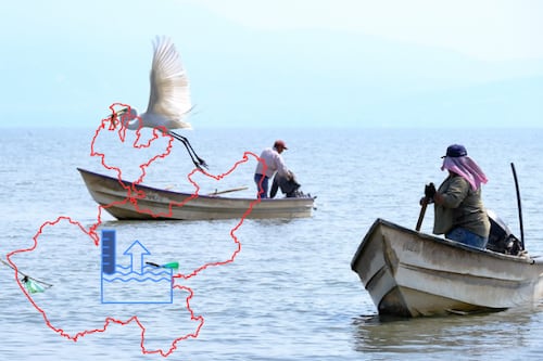 Lago de Chapala registra 68.91% de su capacidad en el punto más álgido del estiaje