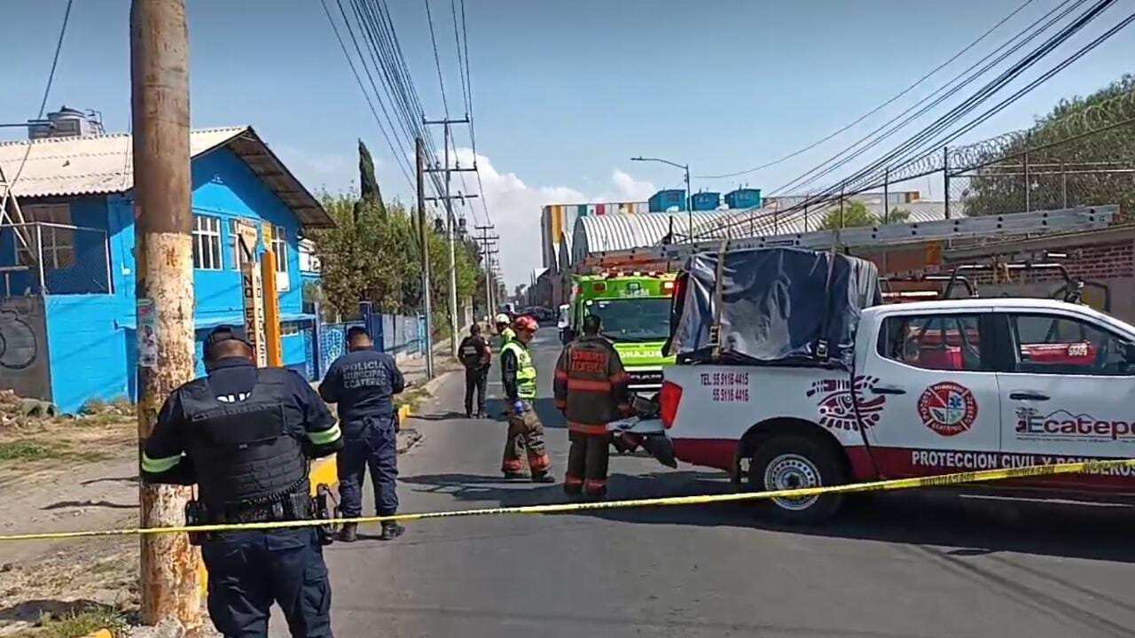 Fuga de amoniaco en Ecatepec provoca caos y tráfico en la zona