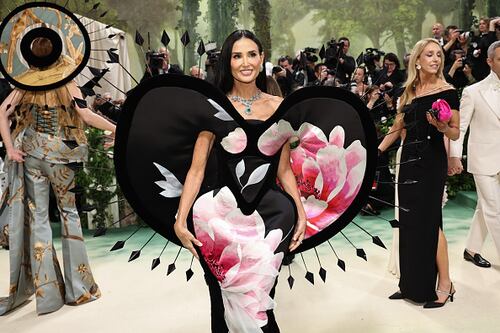 Demi Moore en la Met Gala acaparó las miradas: “todo se alineó perfectamente”