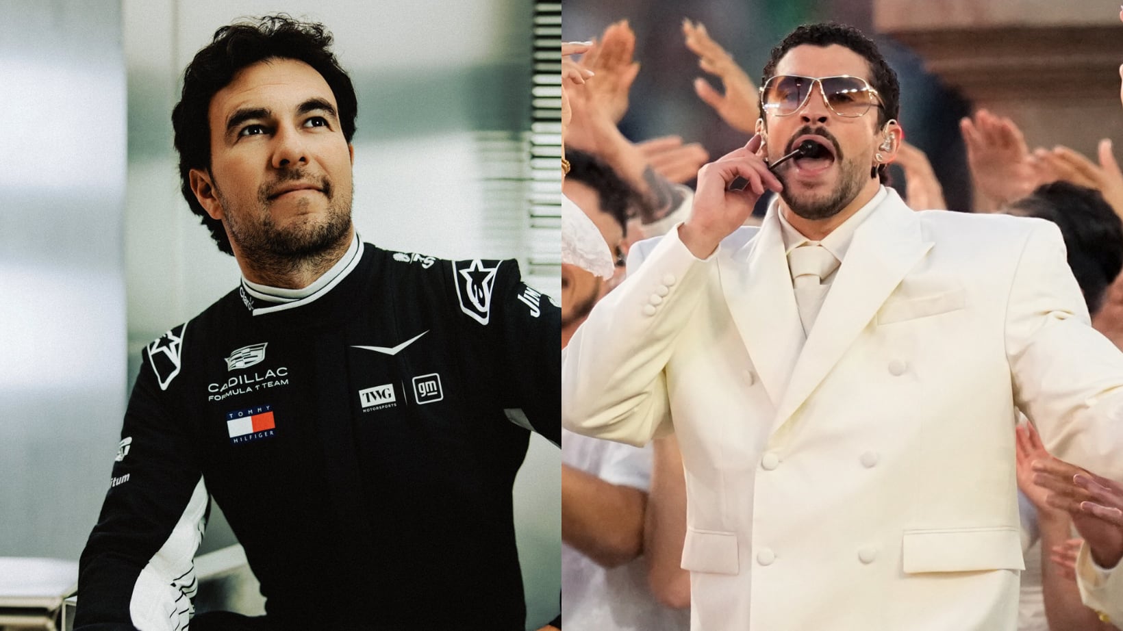 Checo Pérez se unió a Bad Bunny en apoyo a la comunidad latina.