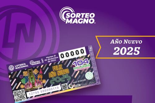 Lotería Nacional: consulta los resultados de los ganadores del Sorteo Magno de Año Nuevo 2025