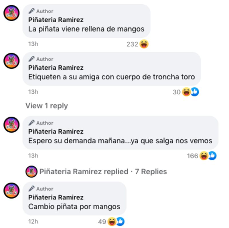 Comentarios de la Piñatería Ramírez