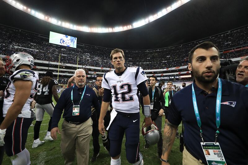 Tom Brady conquistó México en 2017 con New England Patriots.
