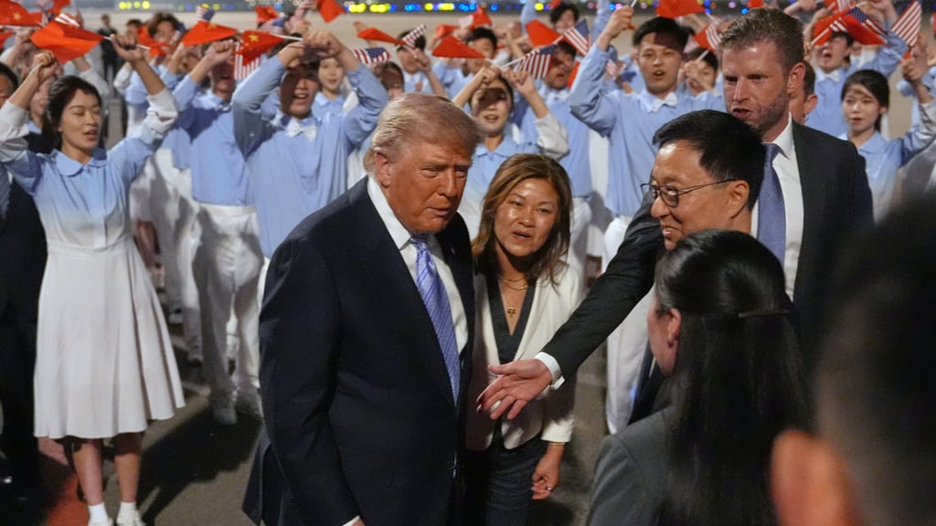 Trump llega a China.