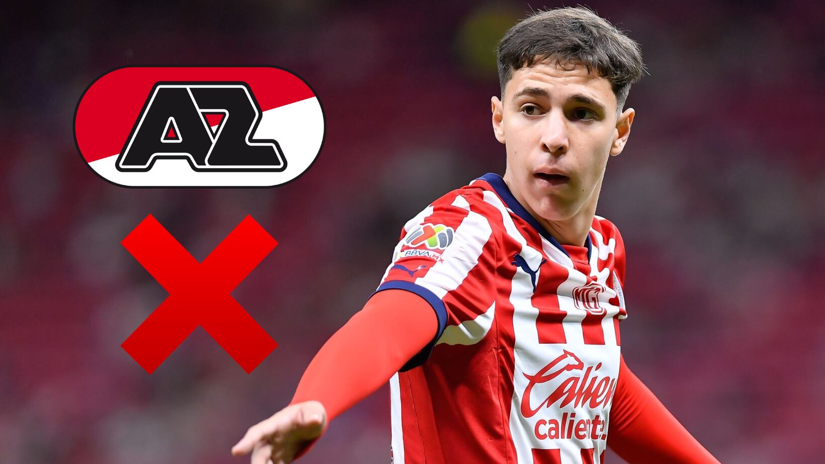 Chivas rechazó oferta del AZ Alkmaar por Mateo Chávez.