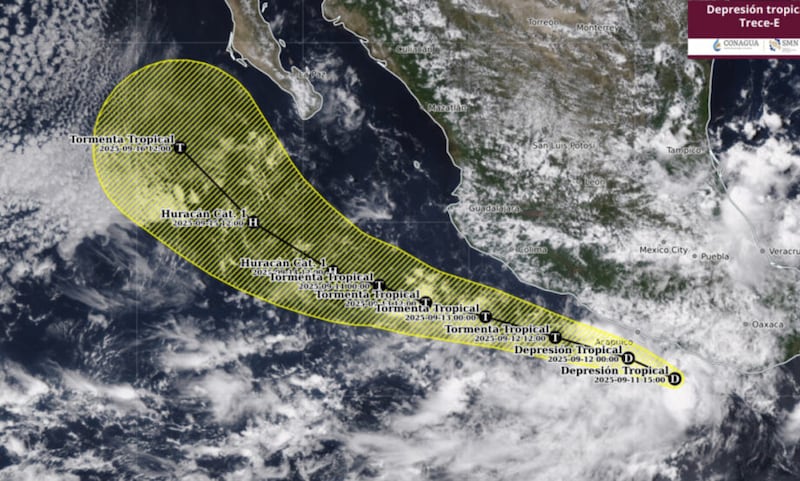 Depresión tropical Trece-E