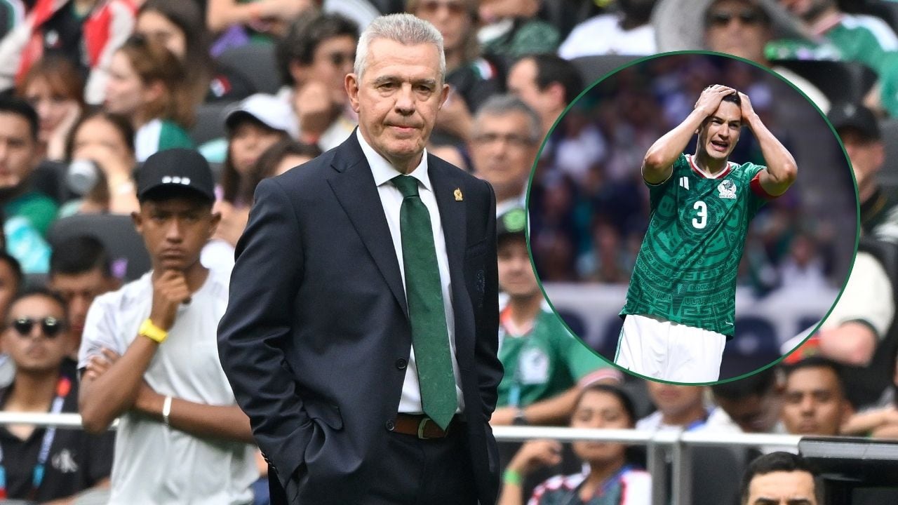 Javier Aguirre y César Montes