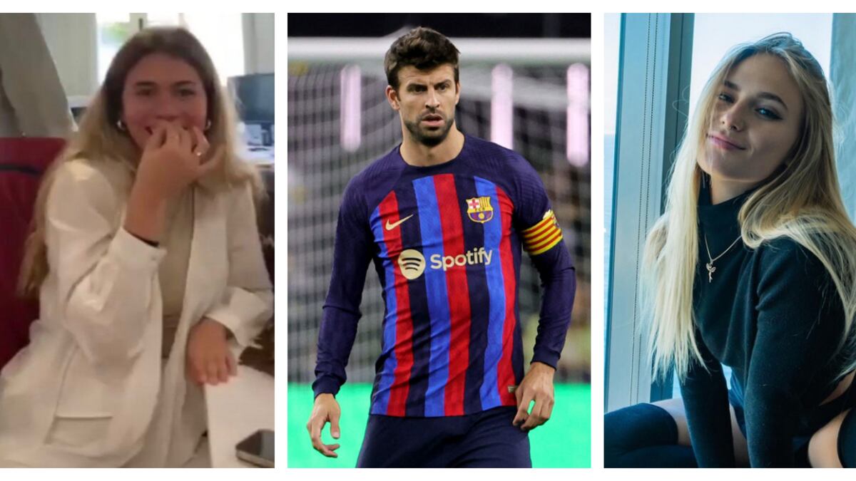 Piqué y su novia Clara Chía Martí