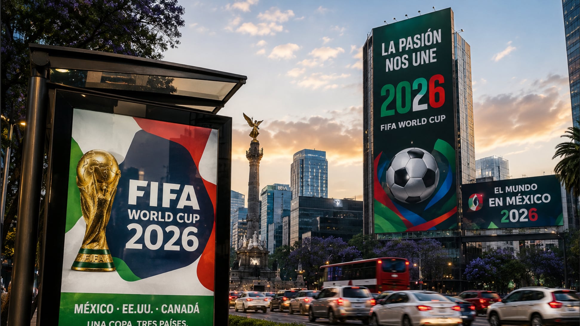 Mundial 2026 publicidad exterior