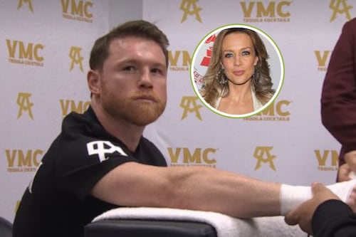 Video: Fey interpreta el Himno Nacional en privado para Canelo Álvarez tras cambios en la ceremonia