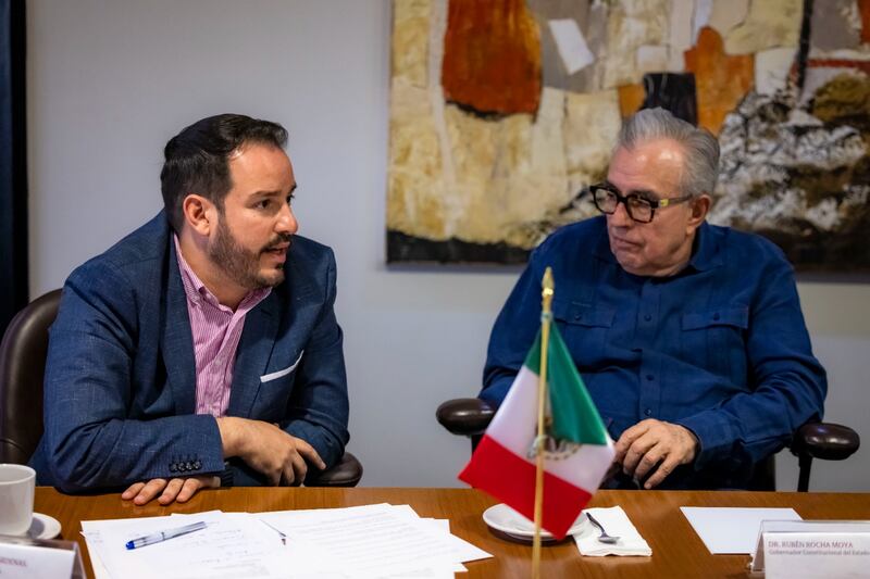 Rubén Rocha Moya se reúne con empresa minera Oroco Resources interesada en invertir más de mil 488 millones de dólares
