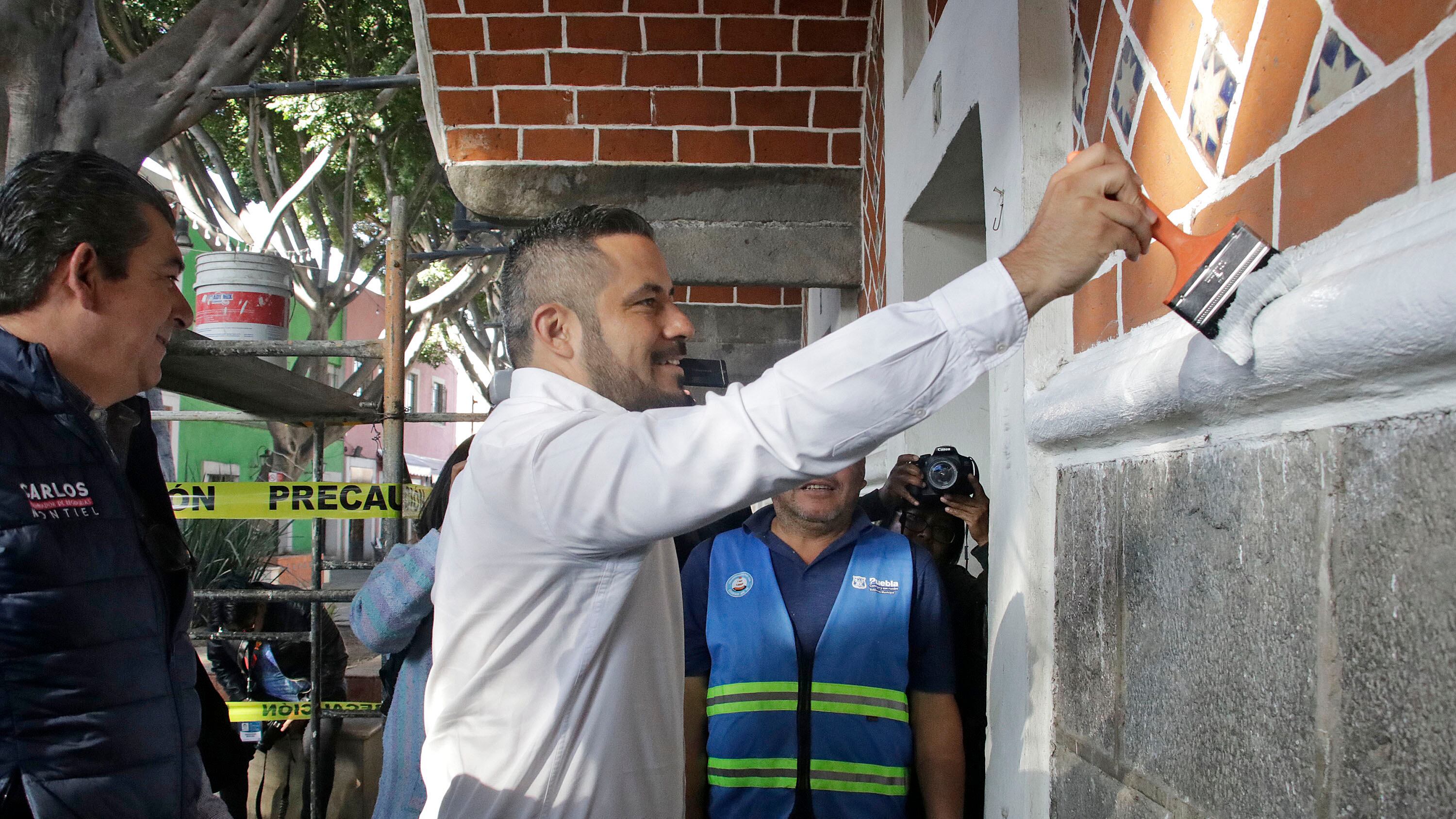 Continúa mejoramiento de la imagen urbana en el Centro Histórico.