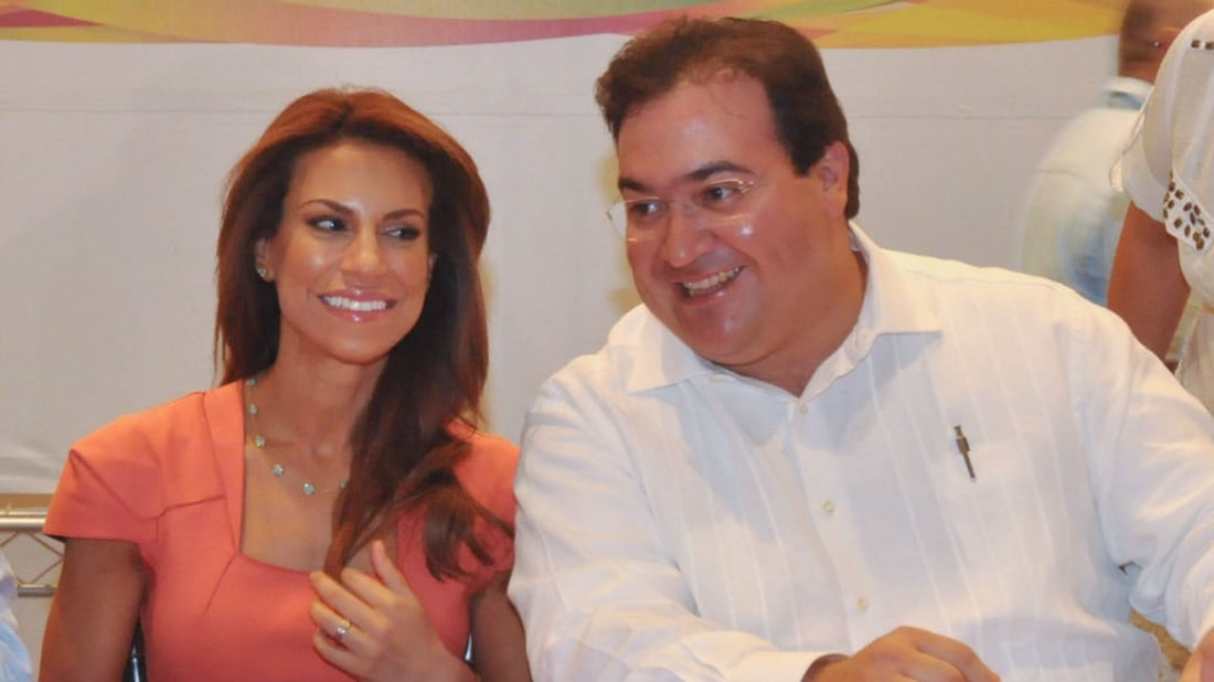 Karime Macías y Javier Duarte