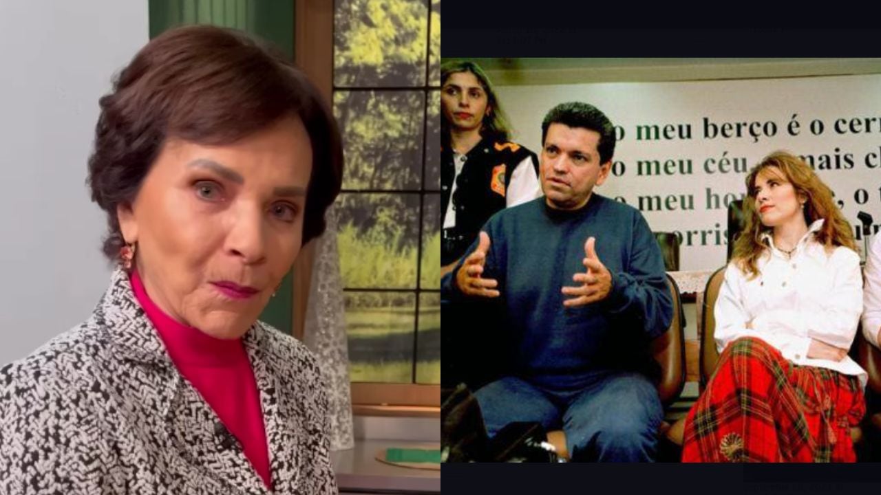 Pati Chapoy, Sergio Andrade y Gloria Trevi