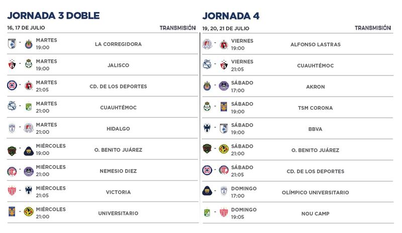 Calendario Apertura 2024