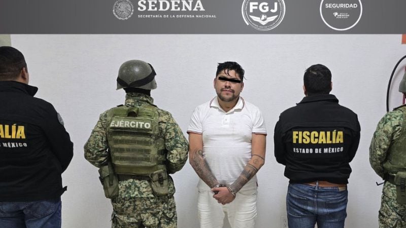 Detienen a operador de la Familia Michoacana en Estado de México