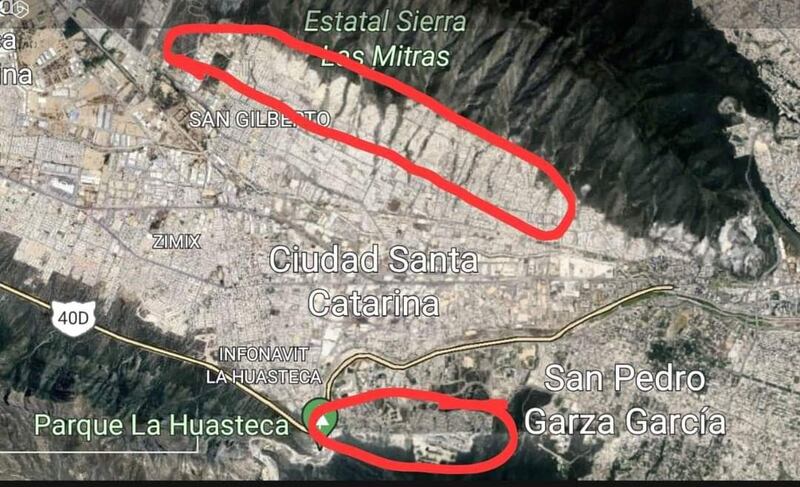 Todavía es extensa la zona en la que no hay líquido.