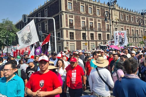 Día del Trabajo: Así fue la marcha en CdMx; 80 mil personas se manifestaron