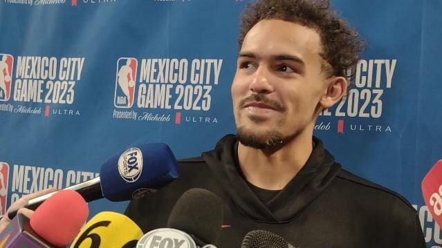 Trae Young destacó la importancia de que la NBA organice partidos internacionales.