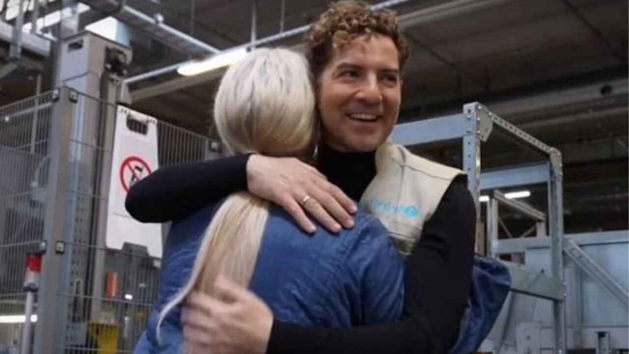David Bisbal visita el corazón logístico de UNICEF|Foto: UNICEF