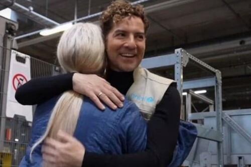 David Bisbal visita el corazón logístico de UNICEF