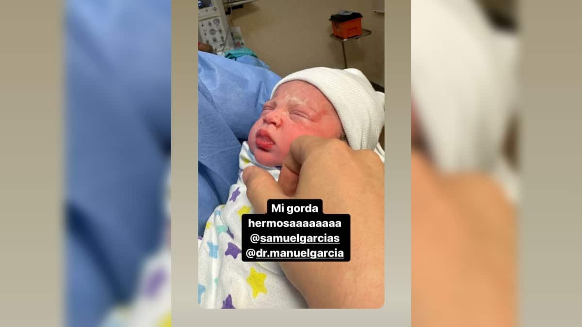 Mariel llegó al mundo alrededor de las 03:52 horas de este viernes.