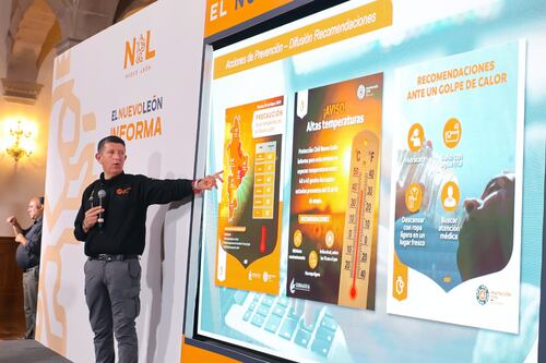 Cero defunciones por altas temperaturas en NL, confirma Protección Civil