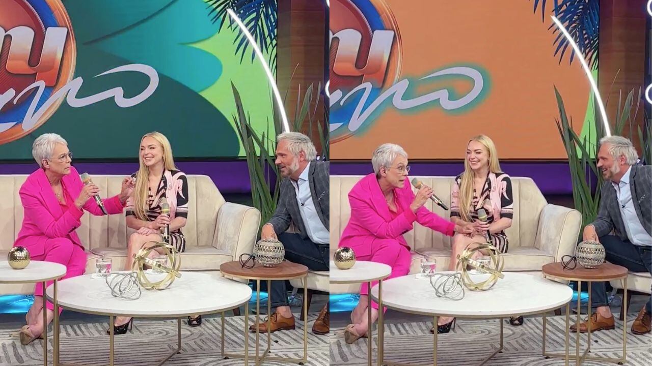 Jamie Lee Curtis y Lindsay Lohan llegan a ‘Hoy’